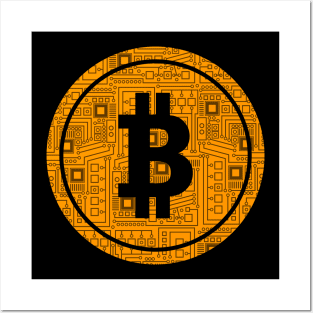 Bitcoin - Cryptocurrency Shirt Posters and Art